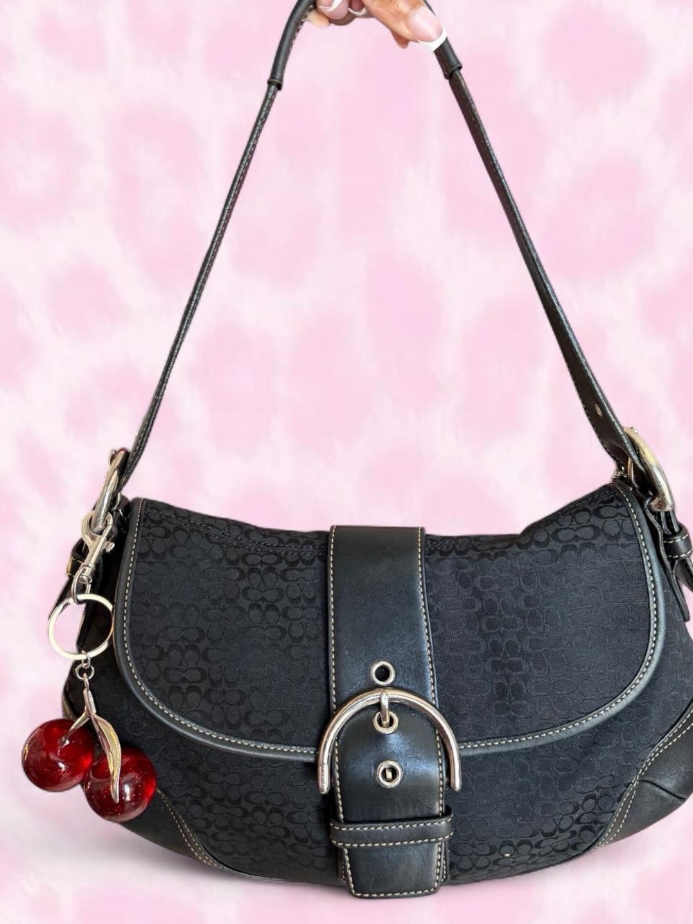 Vintage Y2K Coach Signature Soho Hobo Bag